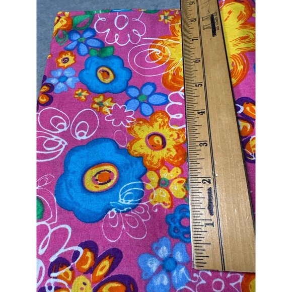 Colorful Floral Cotton Fabric 1/2 yard x 42 Inches Sewing Quilting - Picture 2 of 3